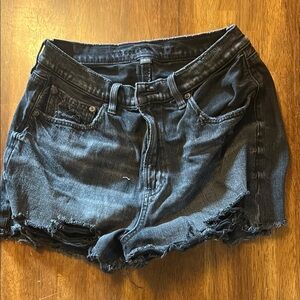 Stylish Black Denim Women Shorts
